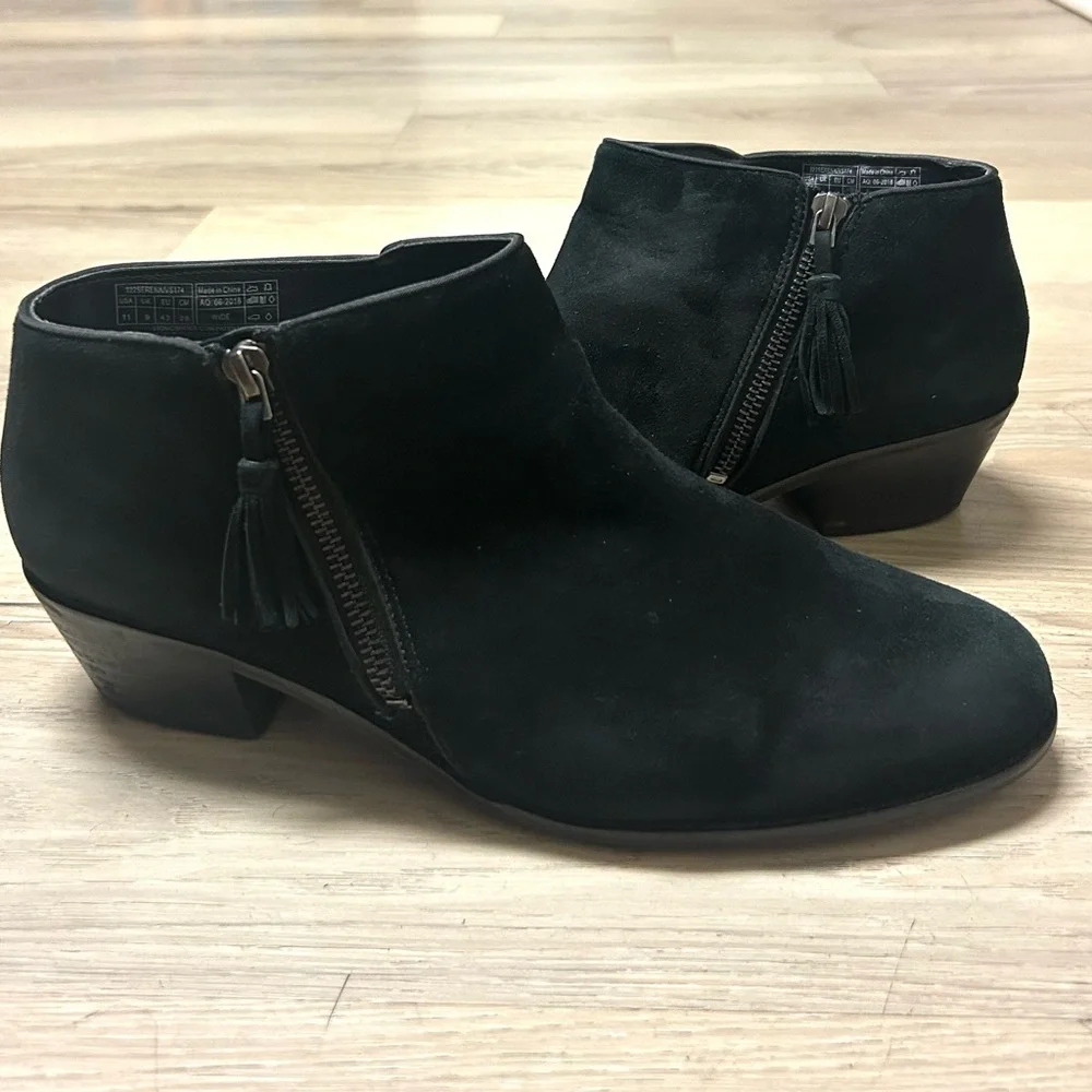 Vionic Sude Boot Vionic | Shoes | Vionic Ankle Boots Joy Serena Black Suede Womens Sz 1 ...
